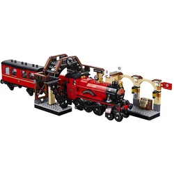 Blocs de construction Magic Express Train, ensemble de briques avec figurines, modèle de film classique, jouets de bricolage pour enfants, 75955 