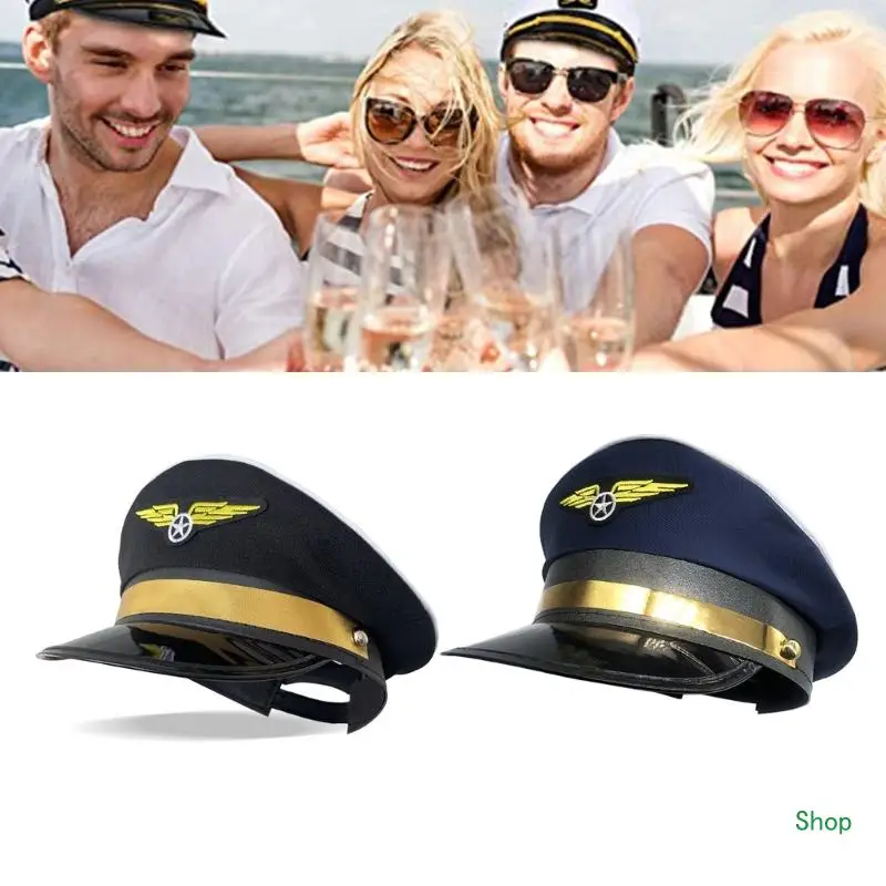 

Dropship Adult Cosplay Party Aviators Hat Fashion Uniform RolePlay Costume Hat