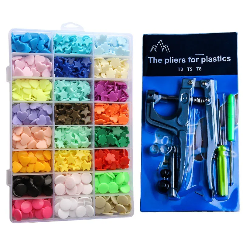 Kaela - Set 6 Paia Di Bottoni Automatici A Pressione In Plastica ø20mm