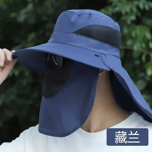 햇빛 차단의 최고 선택: 자외선 차단 여성 햇빛가리개 낚시 선캡