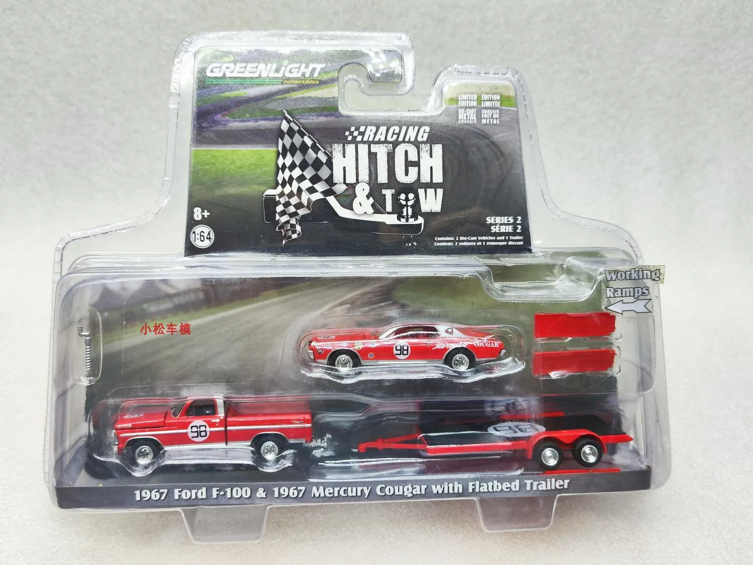 

GreenLight 1/64 1967 Ford F-100 Коллекционная версия металлическая литая модель Гоночная машина детские игрушки подарок
