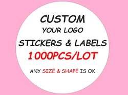 custom label sticker logo stickers label wedding birthday baptism party design your own sticker personalized packaging