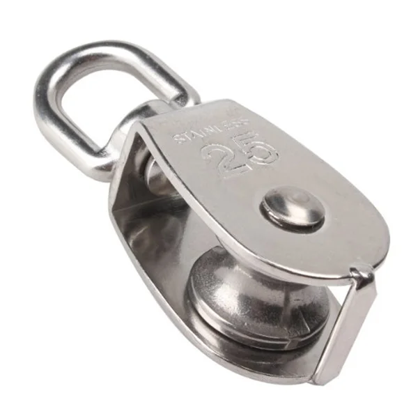 

25 мм Поворотный Ролик из нержавеющей стали с одним шкивом