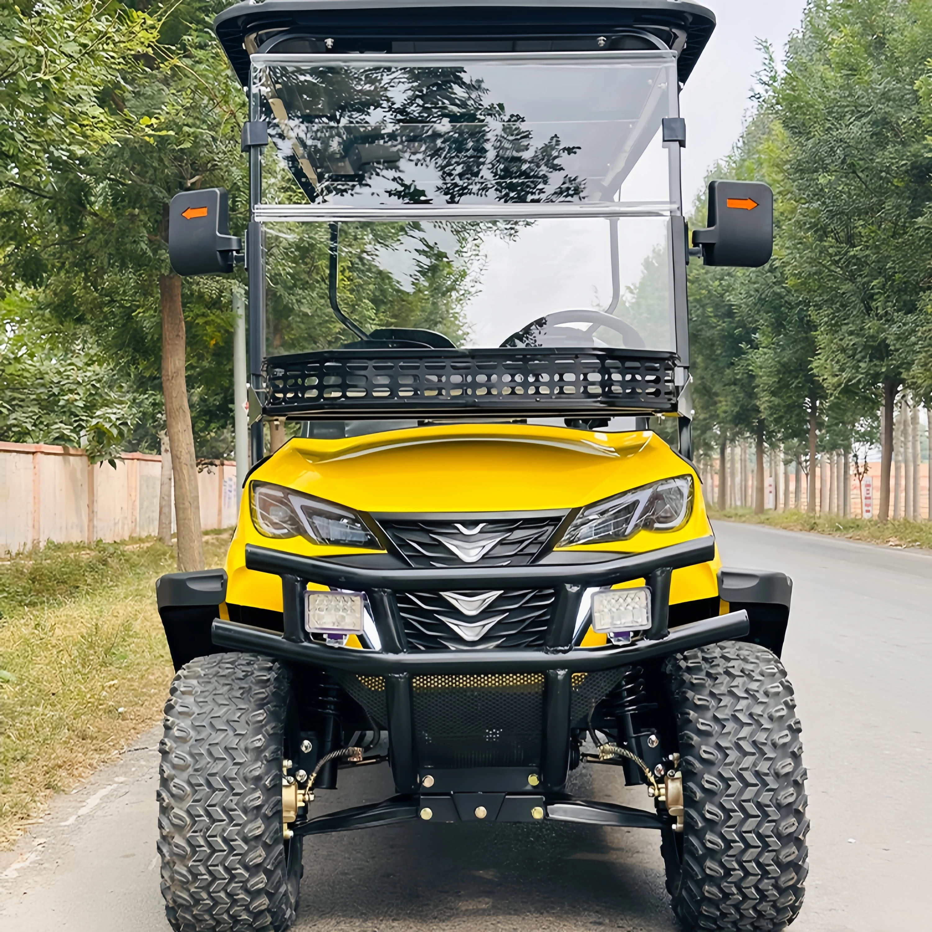 Cheap Chinese golf carts for sale electric cart cars lithium 72V battery 6 seater price club car 48 volt batteries