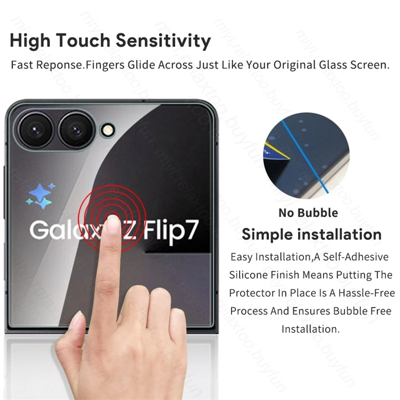 Premium 9H Tempered Glass Outer Screen Protector Case