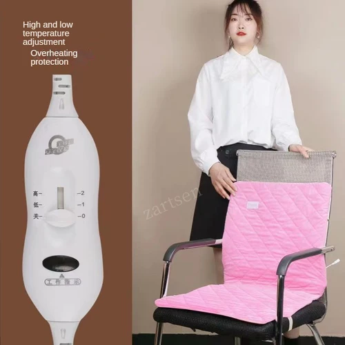 마이크로 플러시 전기 담요 난방 패드, 사무실 좌석 난방 패드, 겨울 온열 컨트롤러, 바디 워머 히터 매드, 40*90 3
