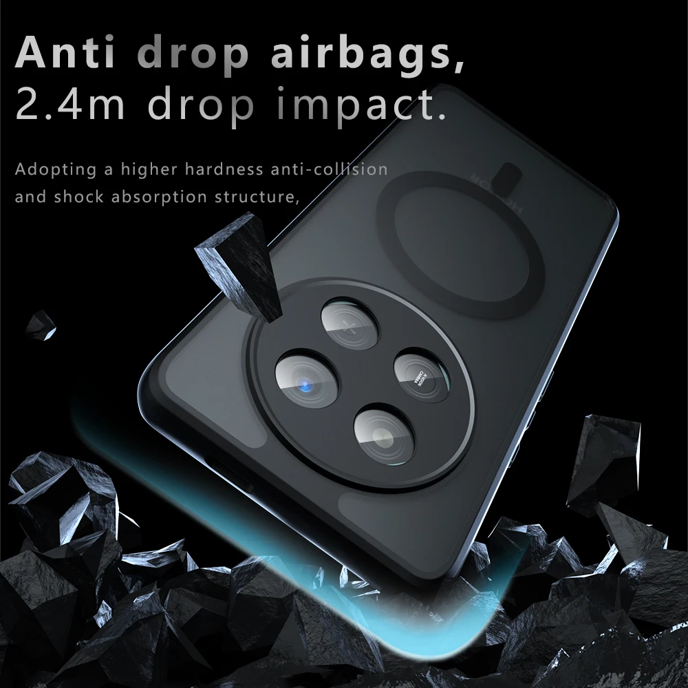 Luxury Magsafe Armor Shockproof Bumper Phone Cover