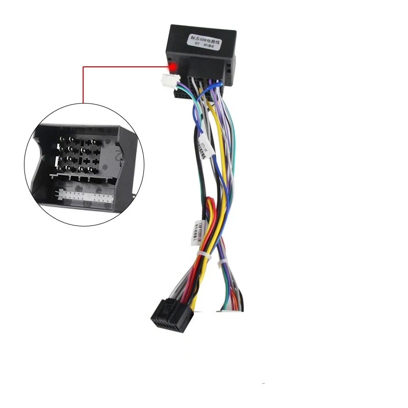 Adattatore Per Cavo Per Cablaggio Stereo Per Autoradio Android 16Pin Per Citroen C4 C5 Ds6 Per Peugeot 3008 2008 307 408