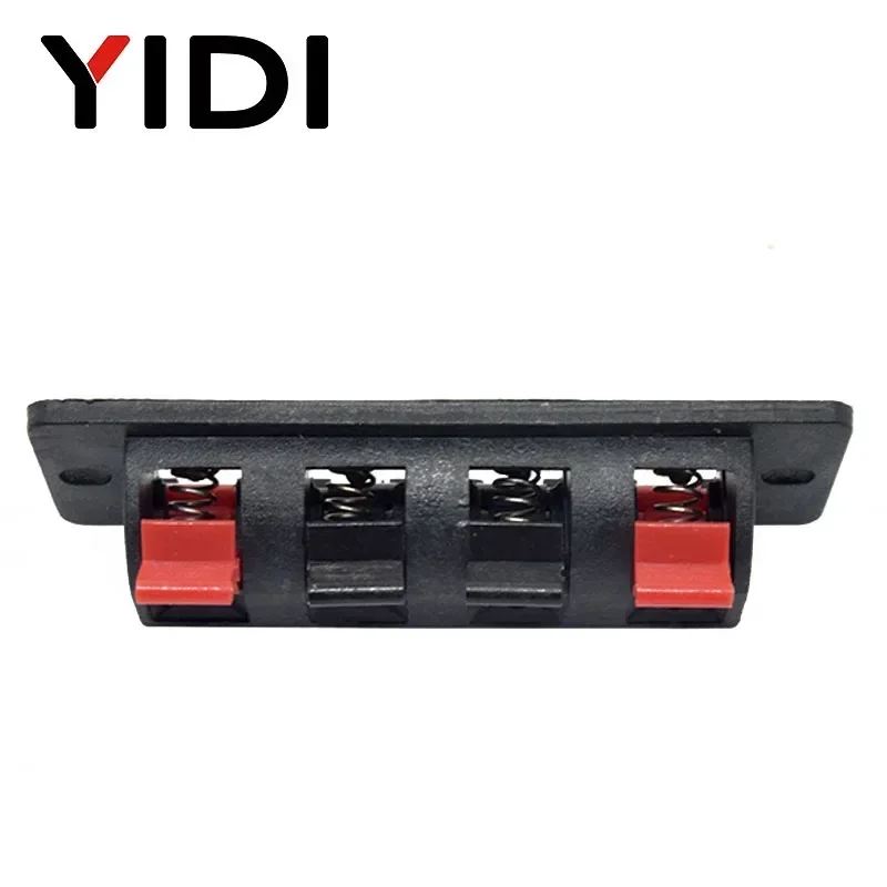 Wire Connector Terminals 2pcs 6pcs 10pcs 2 3 4 Positions Push In Jack Load Spring 4 Poles Audio Speaker Plug Socket Clip