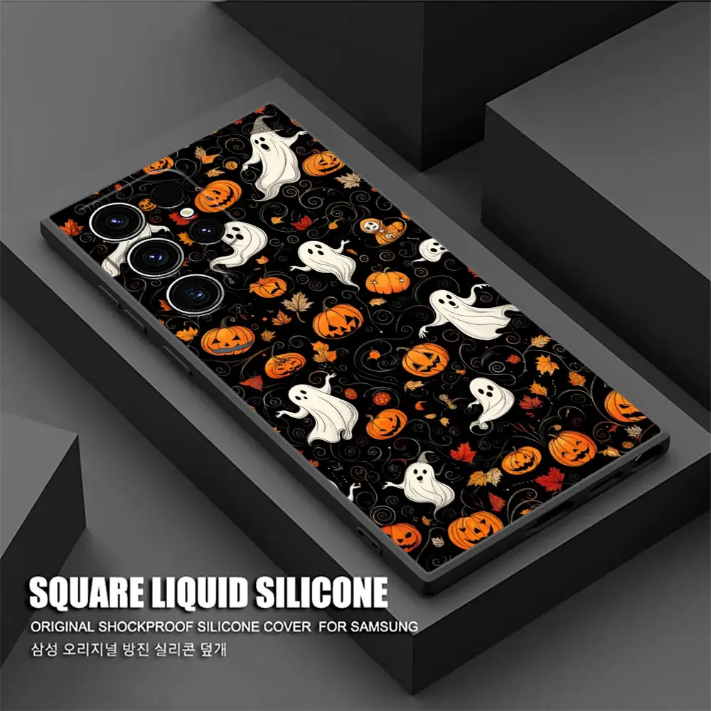 Halloween Ghost Design Soft Phone Case