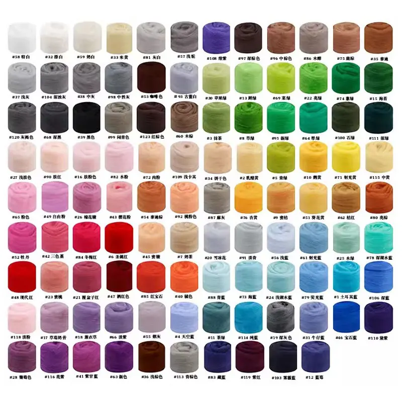 Needle Felting Wool 1