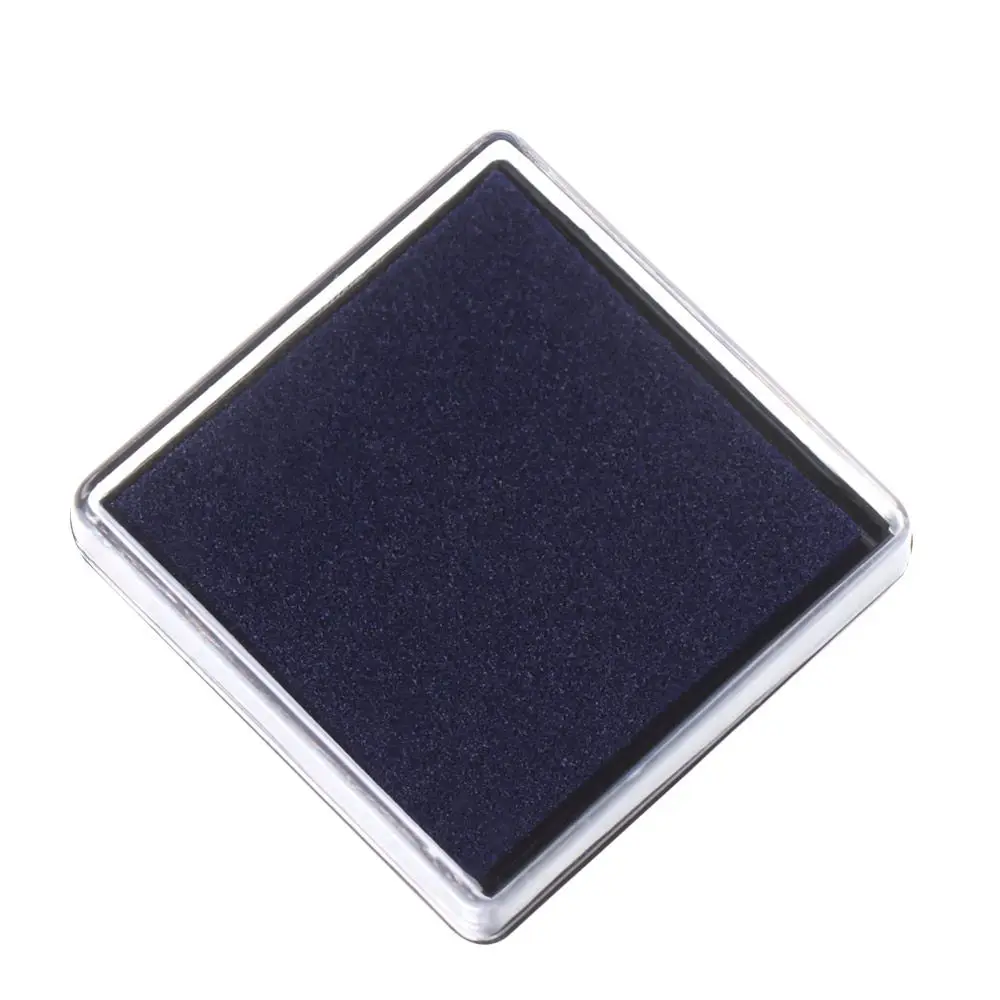 Multi-Color Art Decor Scrapbooking Ink Pad - Square Fingerprint Stamp Pads for Office & School Supplies