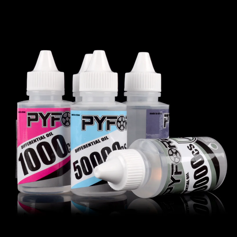 PYFORE 차동 오일 60ml 1000CS - RC 모델 자동차 크롤러 버기 트럭 온로드 차량용 50000CS