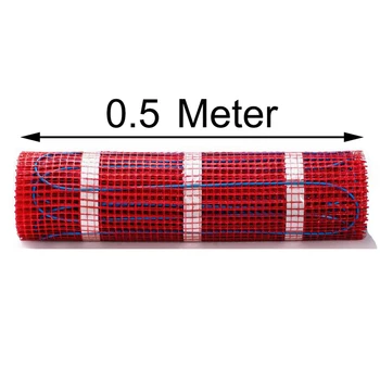 230V 150w/m2 Electric Underfloor Heating Mat  Kit Pad System Parts For bathroom Ceramic Stone Tile Wooden Floor Heated Warming