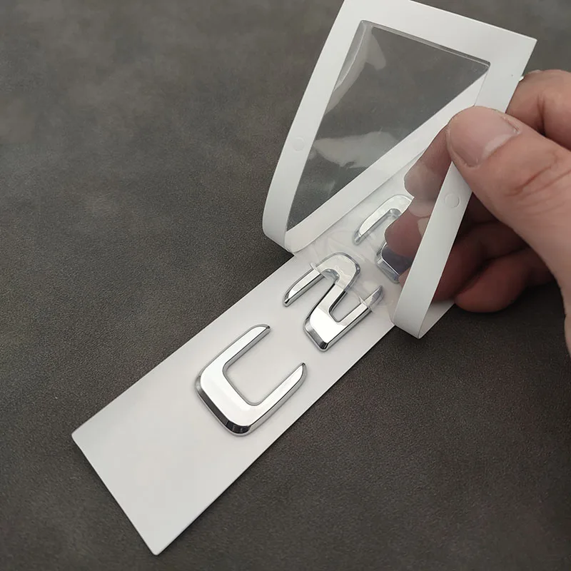 3D ABS Chrom Black CDI C220 Emblem Badge W204 Aufkleber – Bild 4