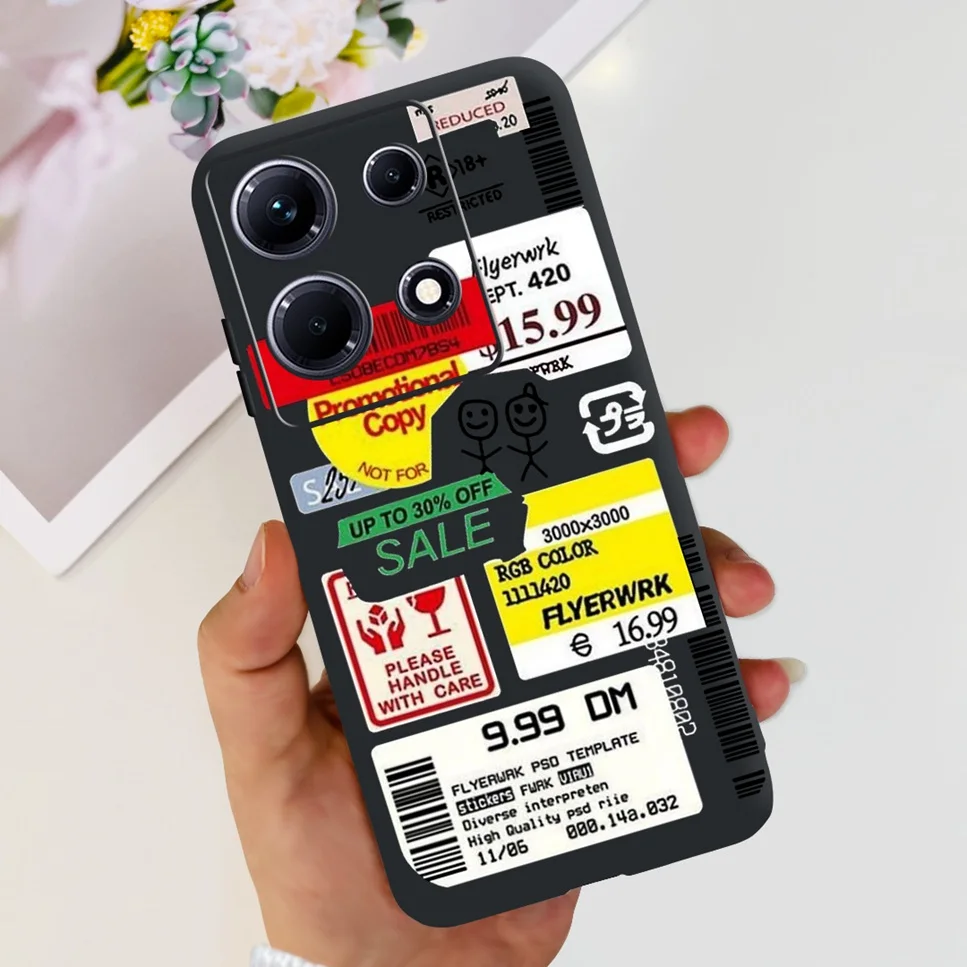 Black Silicone Cute Cat Cartoon Painted Case - Fashionable Protective Bumper Cover