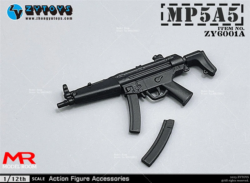 ZYTOYS ZY6001 ZY6002 ZY6003 ZY6008 1/12 Skala MP5 M4 AK47 P90 M1887 Soldat Gun Modell Szene Requisiten Fit 6'' Action Figur Körper – Detail 10