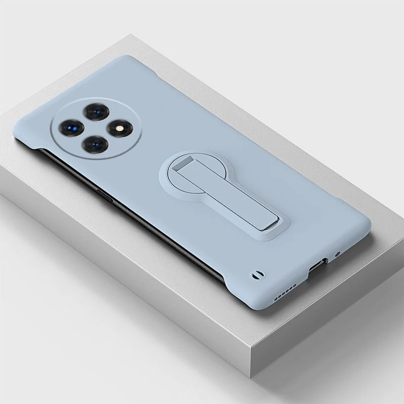 Sleek Frameless Phone Case with Holder - PC Thin Protector Cover