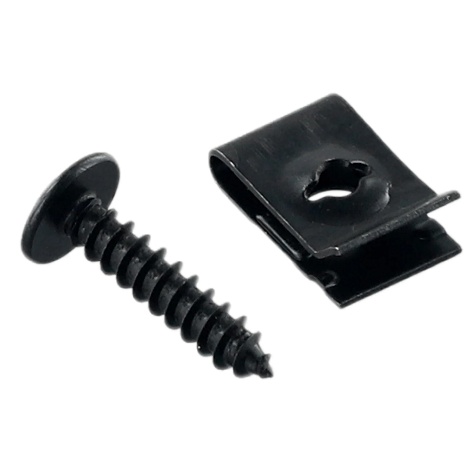 

Car Bumper Fender Trim U-type Clips Metal Panel Fasteners With Screw Accessory New Useful Durable High Quality