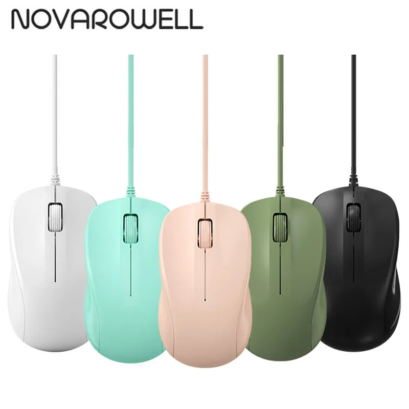 

Мышь Оптическая Проводная Бесшумная, 1200 DPI, яркая