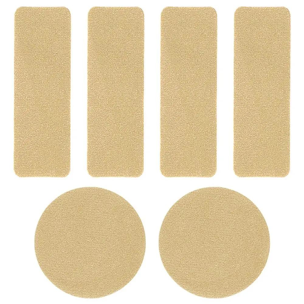 Replacement Self-Adhesive Shoe Repair Patch Microfiber Leather Durable Heel Hole Pads 6pcs Universal Shoe Heel Repair