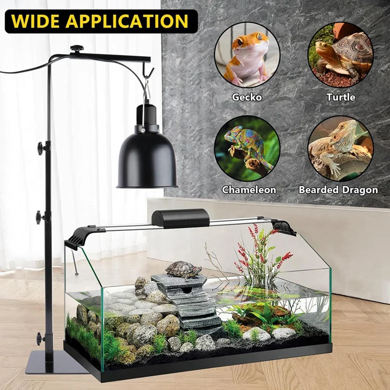 Reptile Lamp Stand Lamp Stand Reptile Heat Lamp Stand Adjustable Light Stand For Reptile Glass
