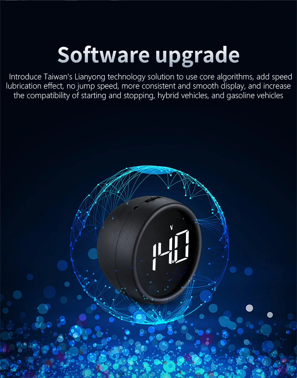 G1 GPS HUD & B1 OBD2 Bordcomputer Digitales Auto-Head-Up-Display GPS-Projektion Tachometer Alarm Windschutzscheiben-Autozubehör – Detail 25