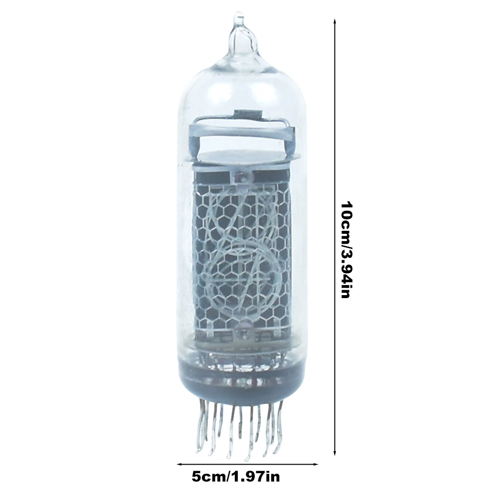 IN-14 글로우 튜브 IN14 닉시 튜브 DIY 디지털 LED 시계 튜브 전자 튜브 시계용 시각 효과