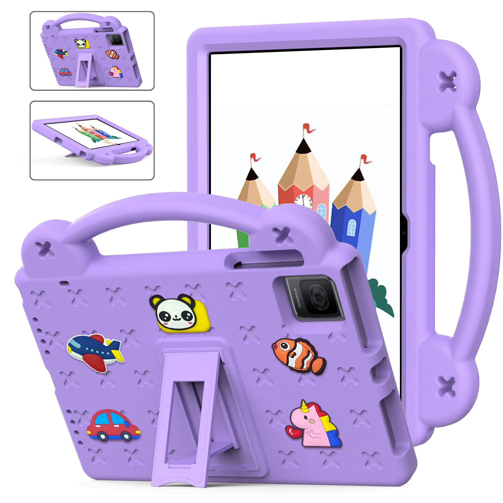 Kids Shockproof Tablet Case with Handle & Stand