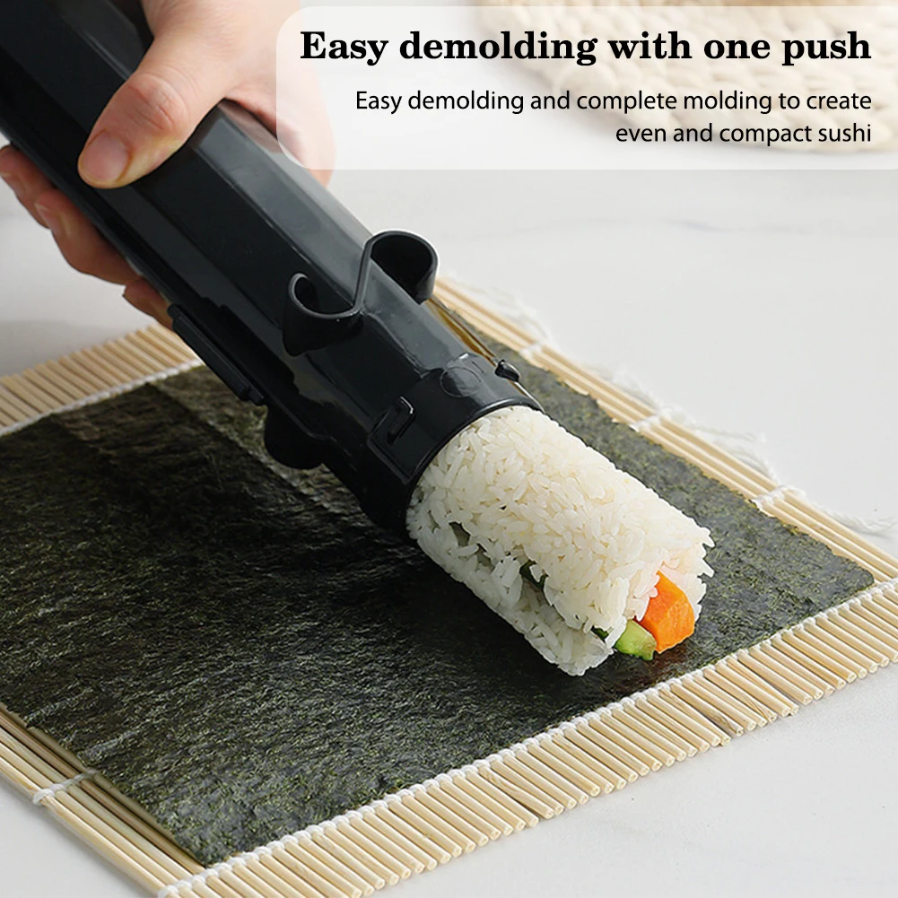 Sushi Maker Cylindrical Mold DIY Kit Kitchen Tool for Cooking Rolls Beginner