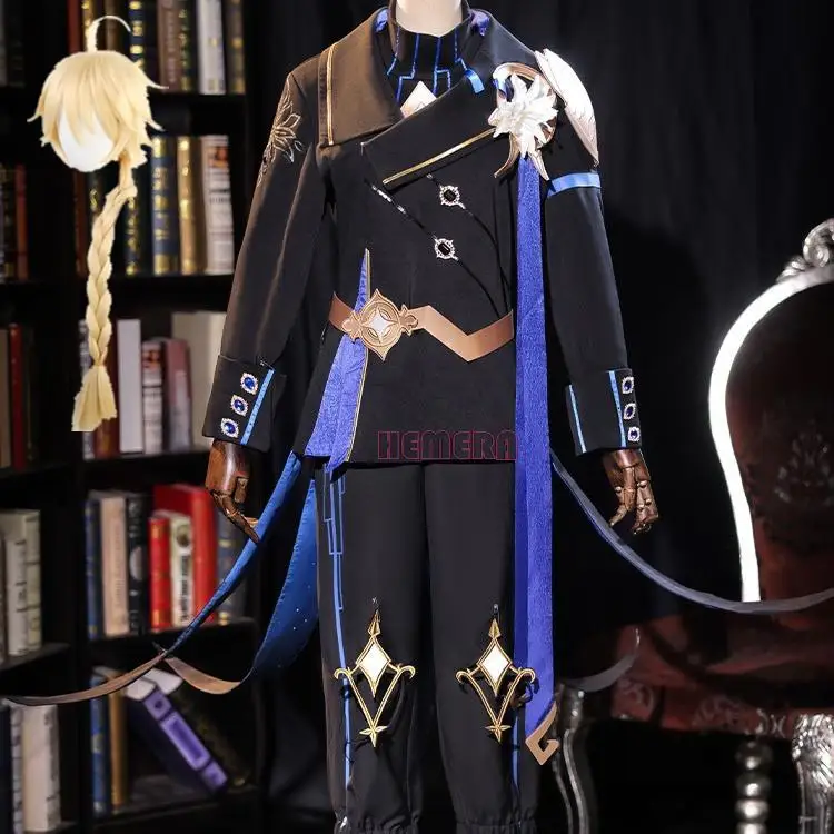

Женский костюм для косплея, эксклюзивный костюм Genshin Impact Cosplay, бездна, Костюм Принца Aether, костюм путешественника, этера и люмина, Хэллоуин
