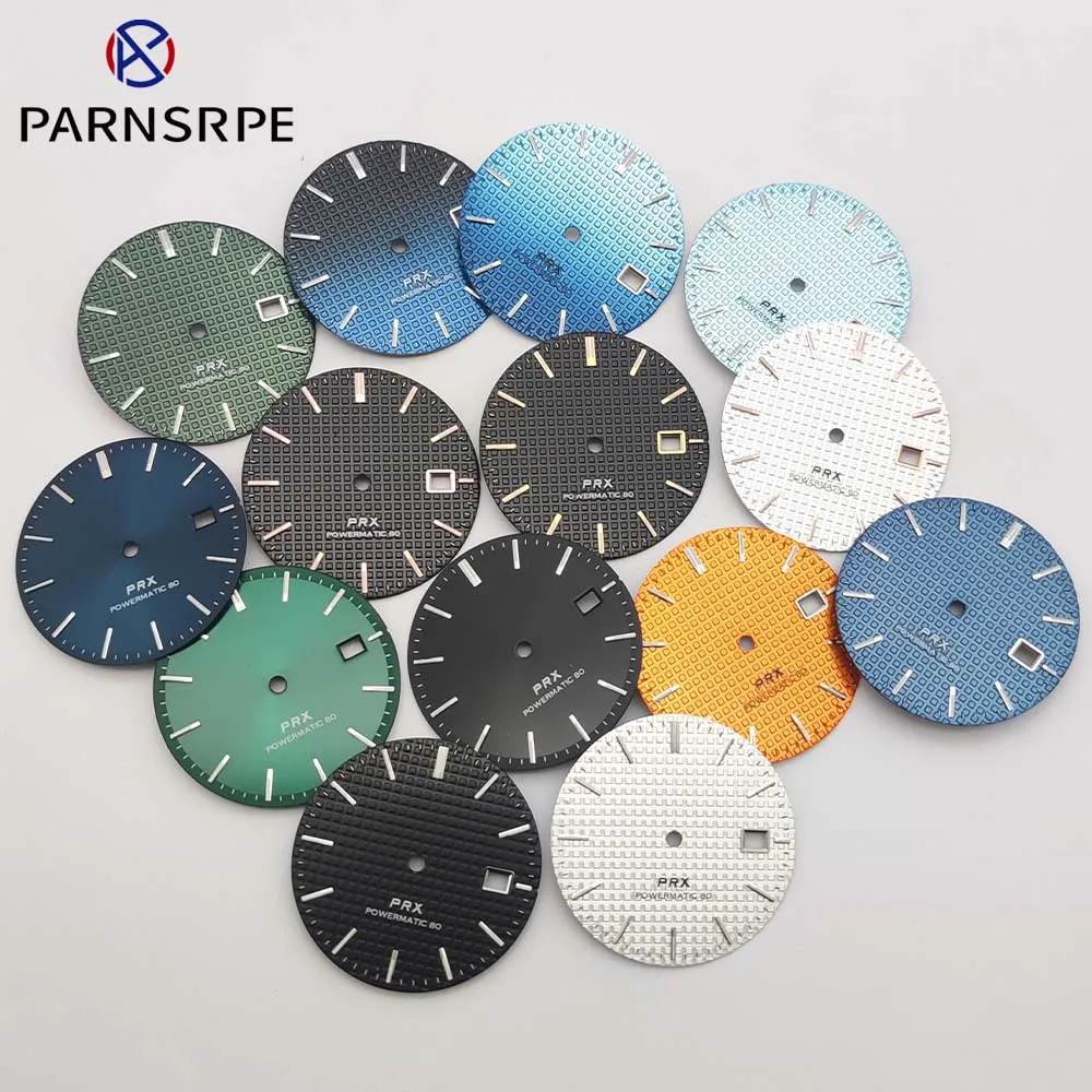 14 colours 31.8 mm aseptic green luminescent dial for nh35/36/4r7s calibre, no dial accessory