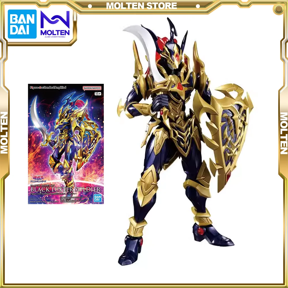 

BANDAI Original Figure-rise Standard YuGiOh Assembly Black Luster Soldier Model Kit Action Anime Figure Assembly/Assemblin