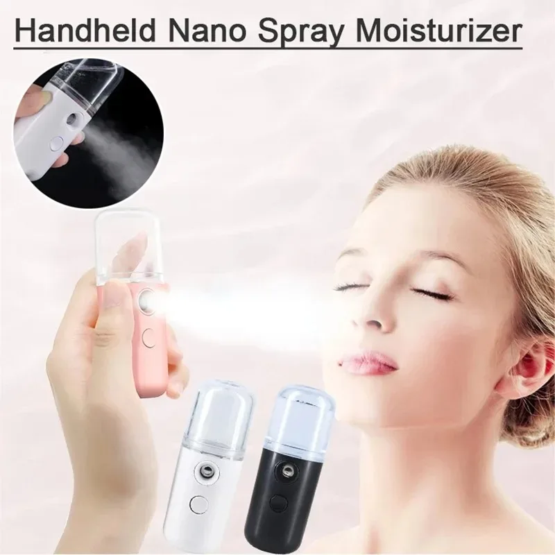 USB Portable Nano Mist Facial Steamer & Moisturizing Sprayer