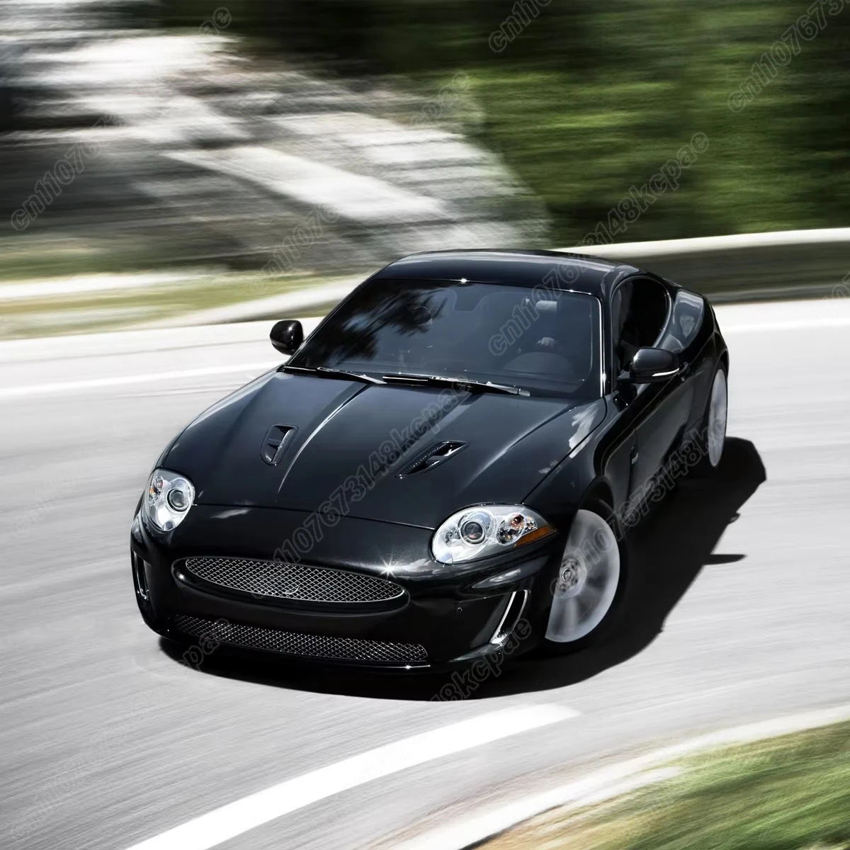 재규어 XKR XK8 2009 2010 2011 2012 2013 2014 자동차 전면 엔진 공기 흡입구 그릴 열 방출 장식 바디 키트