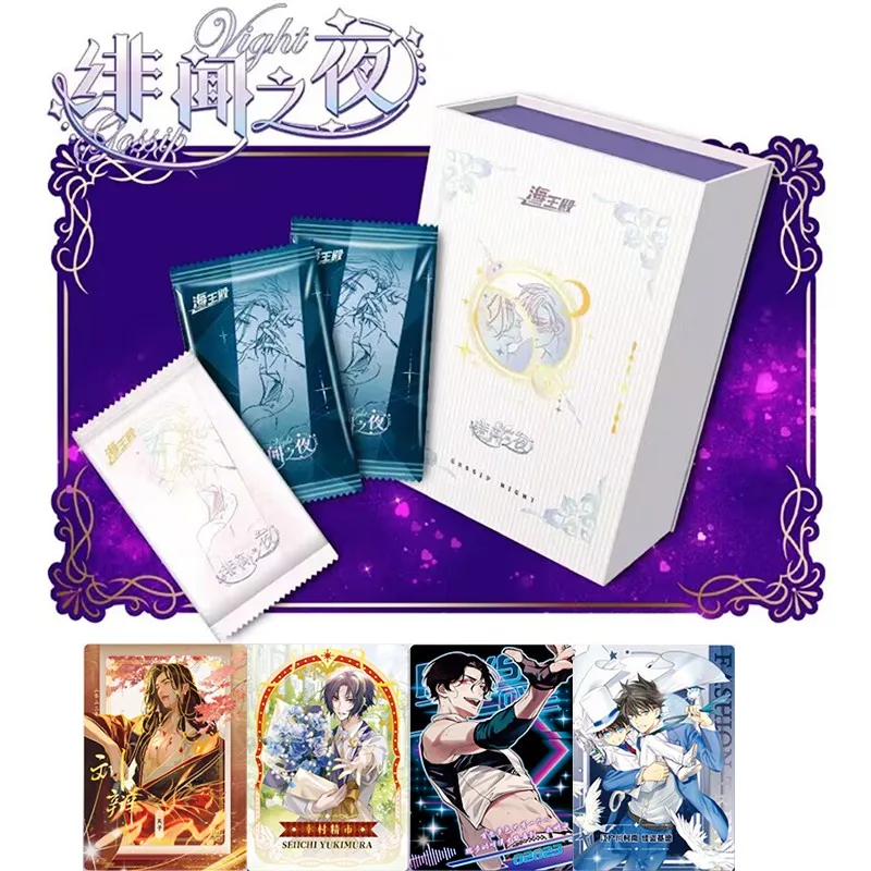 

New Gossip Night Male God Characters SSP LR WZ Collection Cards Boys Palying Game Card Booster Box Doujin Toys And Hobbies Gift