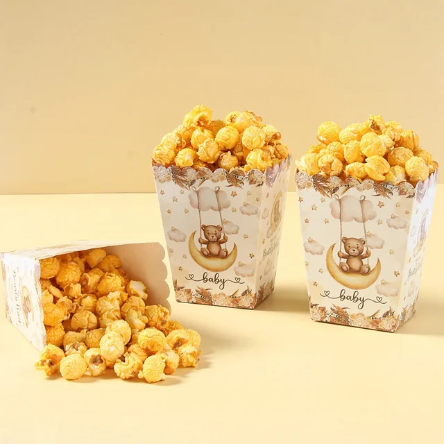 Scatoline Popcorn Per Feste - 24 Confezioni Per Caramelle E Snacks Compleanno - Foto 6