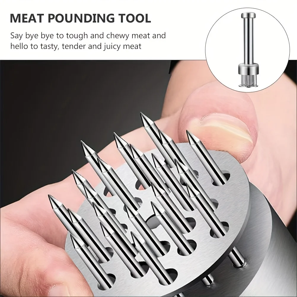 Stainless Steel 304 Meat Tenderizer Needle Steak Needle Tool Professional Meat Punch Tenderizing Device 1pc