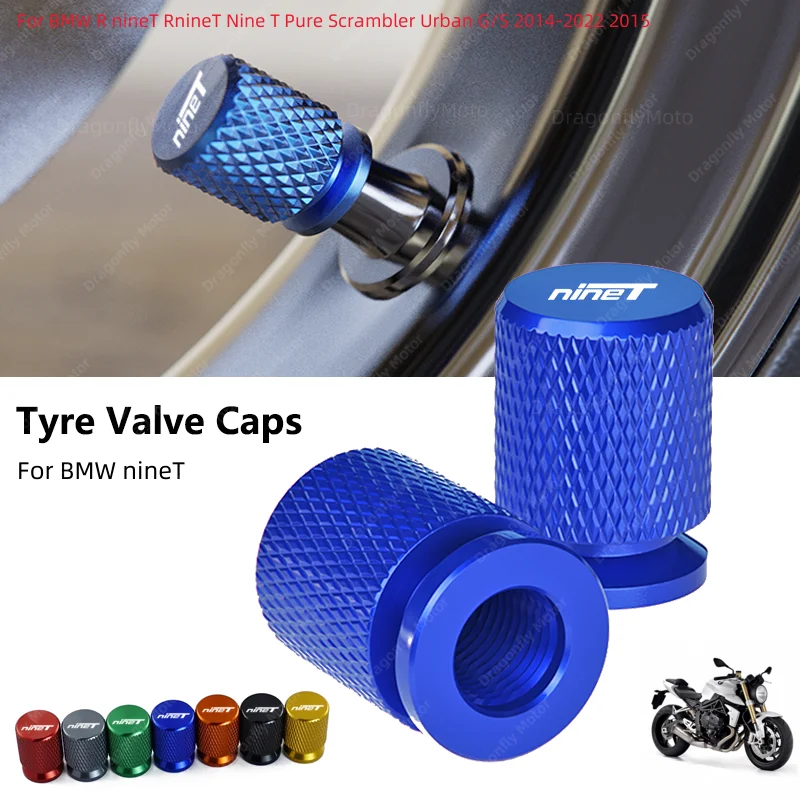 

nineT Motorcycle Tire Valve Air Port Stem Cover Cap Plug CNC Accessories For BMW R nineT RnineT Nine T Pure Scrambler Urban G/S