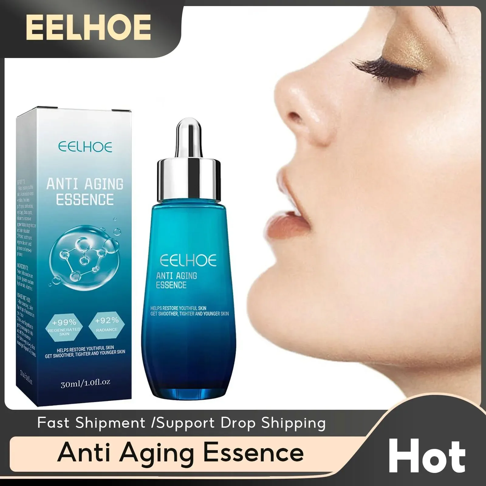 

Глубокая Сыворотка против морщин, увлажняющая, осветляющая кожу