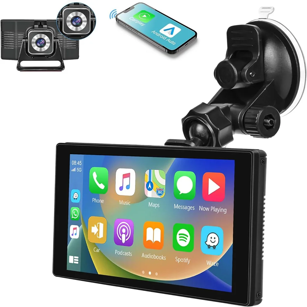 ISFRIDAY T52 4K  ķ, ȵ̵ ī÷, ڵ DVR, GPS ̼, , FM ̷,  ,  , 5 ġ