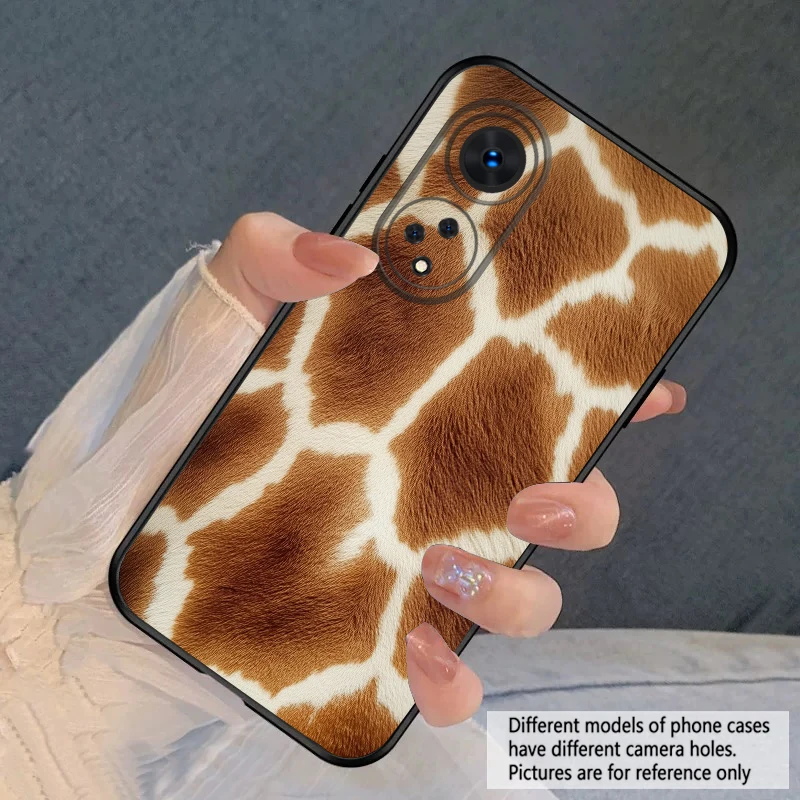 Tiger Skin Pattern Silicone Soft Phone Case