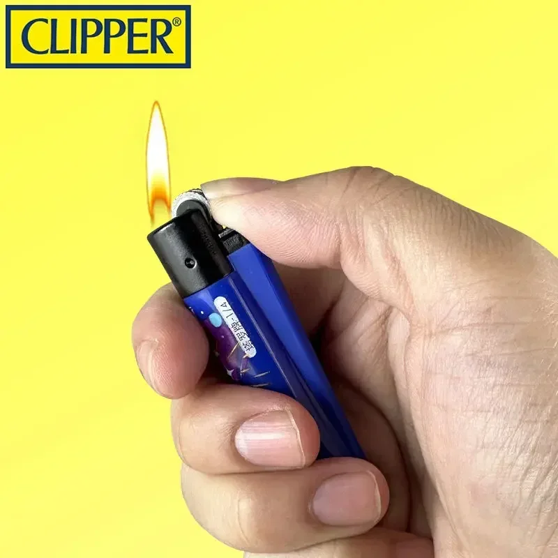 Clipper Lighter Grinding Wheel Mini Butane Gas Lighter 24pcs Men's Small Tools Cigarette Accessories