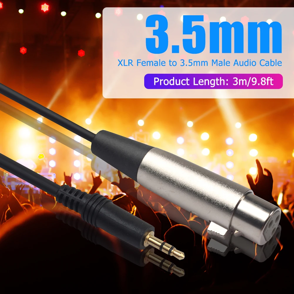 1/8  -XLR 3   ̺, ƿ ձ ݵ ÷,  ȭ PC  ī-ũ, 3.5mm