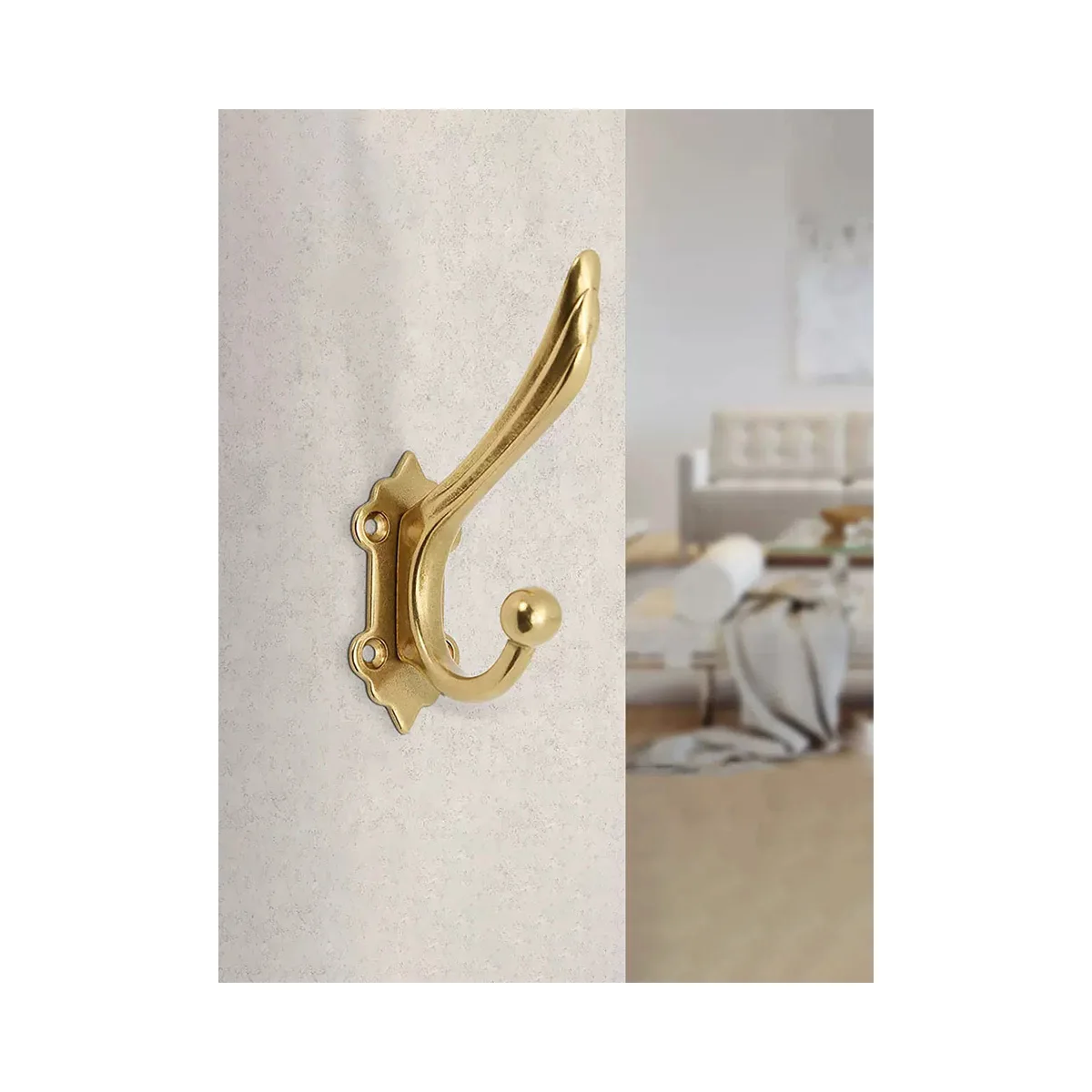 Brass Hook Creative Nordic Clothes Hook Door Wardrobe Shoe Cabinet Single Hanging Clothes Hook Wall Hanging 5
