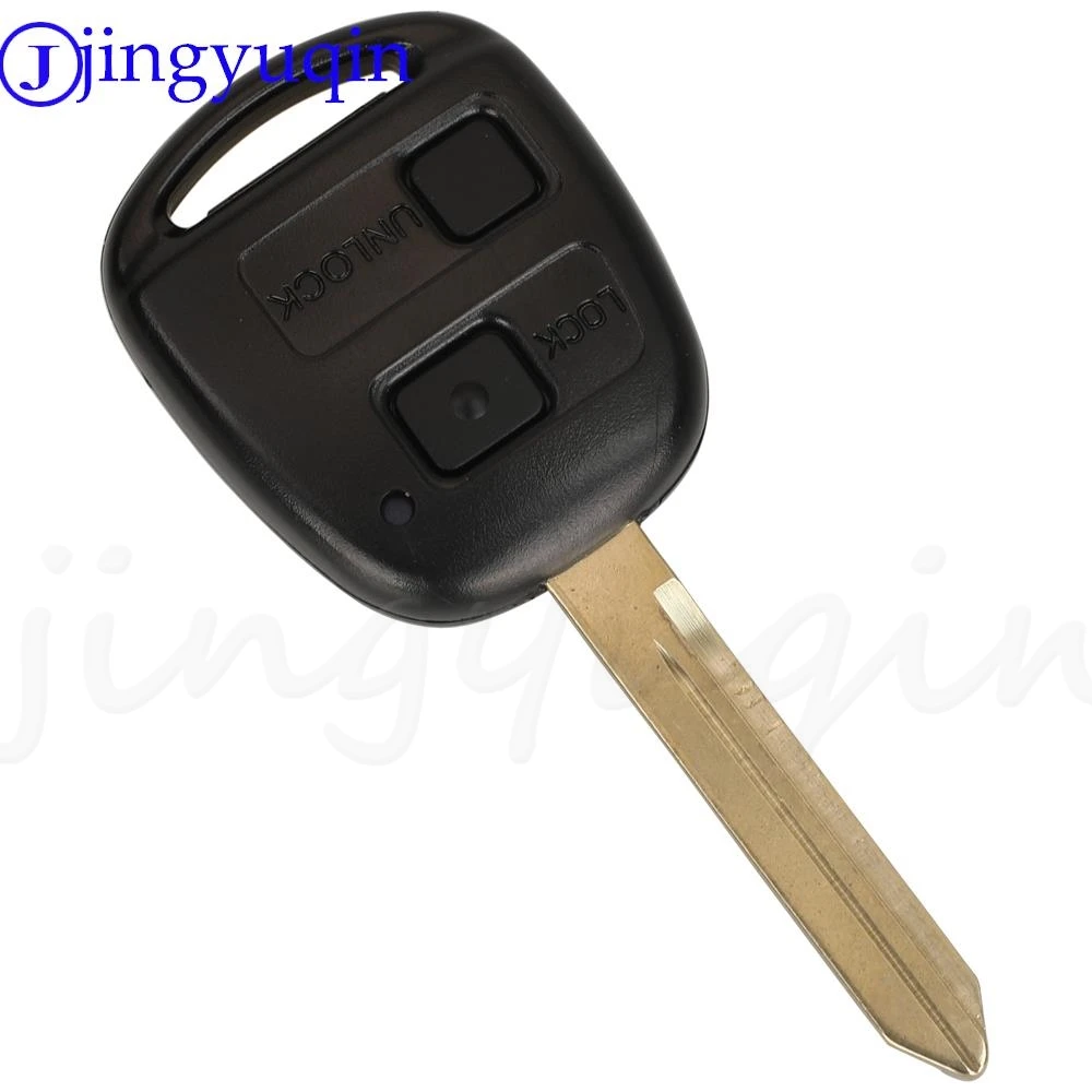 Jingyuqin 스마트 원격 제어 자동차 키 433MHZ 4C 칩 Toyota Yaris Avensis Corolla Carina ETC P/N: 89071-05010 Fob TOY47