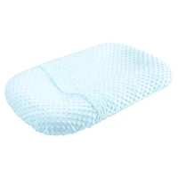 Housse de lit nid de bébé amovible Ultra douce, couleur unie, housse de chaise longue pour nouveau-né, coussin de couchage, drap plat pour berceau 3