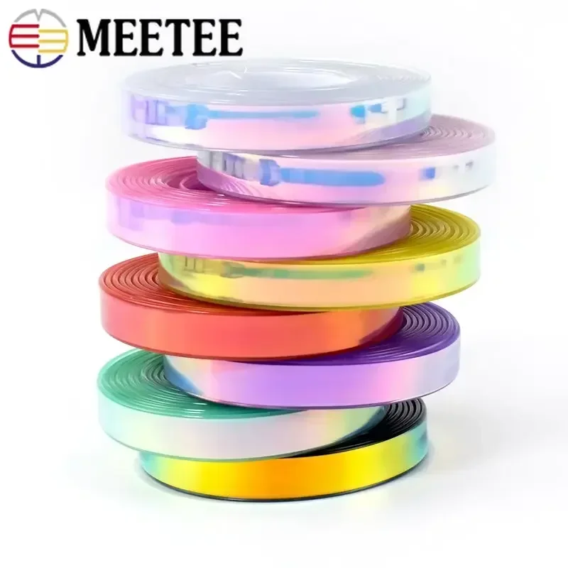 Multicolor Shiny Braided Leather Ribbon for Jewelry, Decoration, and Bag Straps