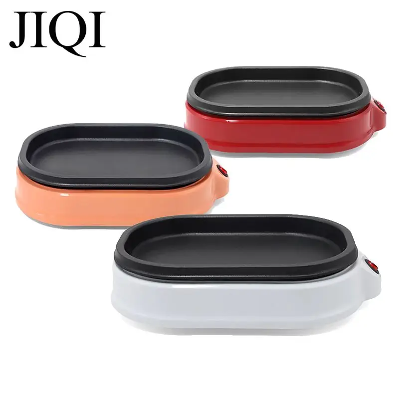 JIQI Non-stick Multicooker Thermostatic Frying pan Barbecue Grill Electric Skillet Steak Omelette Maker Pie Pizza Griddle 220V 5