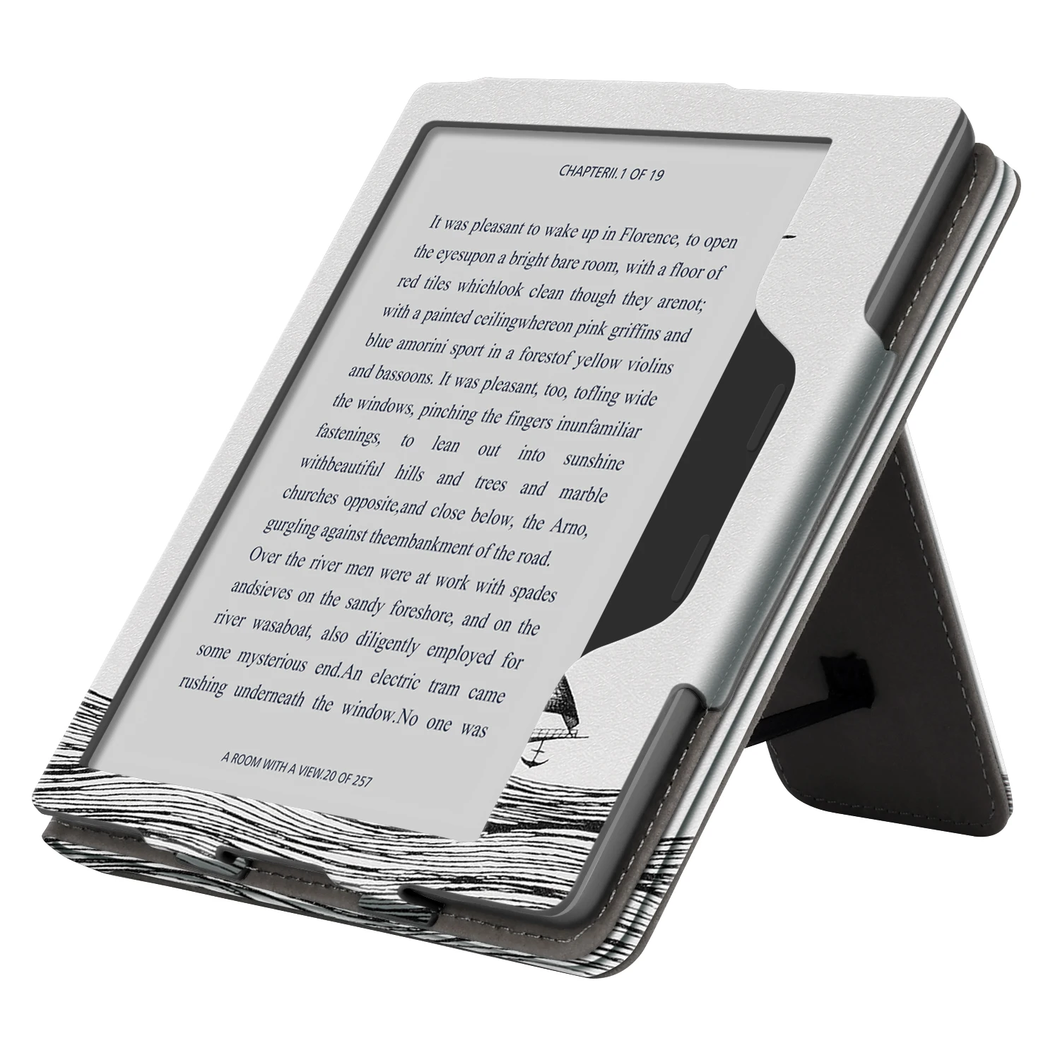 For Kindle Oasis 10th 9th Gen Case 7 inch with Hand Strap Stand